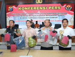 Korban Meninggal Dunia, Dua Pelaku Curas di Dusun Kampung Lintang Ditangkap Polisi