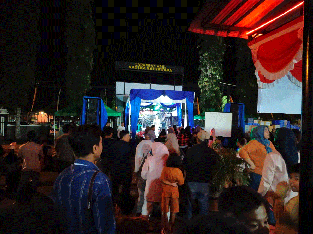 Malam hiburan di Polres Pasaman.