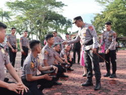 45 Personel Naik Pangkat, Ini Pesan Kapolres Nias