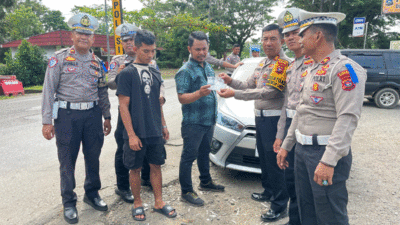 Polisi temukan pengemudi bawa benda yang diduga narkoba
