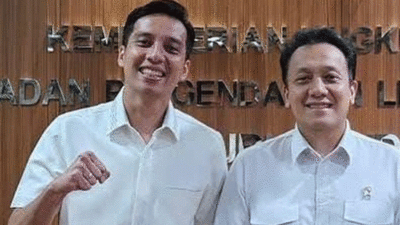 Wali Kota Sawahlunto, Riyanda Putra dan Wakil Menteri Lingkungan Hidup, Diaz Hendropriyono
