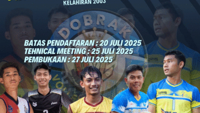 Persatuan Bola Voli Seluruh Indonesia (PBVSI) Kabupaten Serdang Bedagai akan menggelar turnamen voli terbuka antar kecamatan se-Kabupaten Sergai pada 27 Juli mendatang.