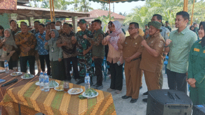 Kepala Badan Pengembangan Sumber Daya Manusia Pertanian (BPSDMP) Kementerian Pertanian, Ida Arsyanti, melakukan kunjungan kerja ke Kelompok Tani Gapoktan Kecamatan Tanjung Beringin, Kabupaten Serdang Bedagai, Sumatera Utara, Senin (28/7/2025).