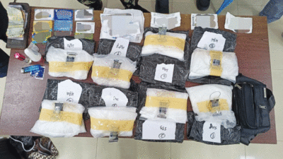 Barang bukti yang diamankan.