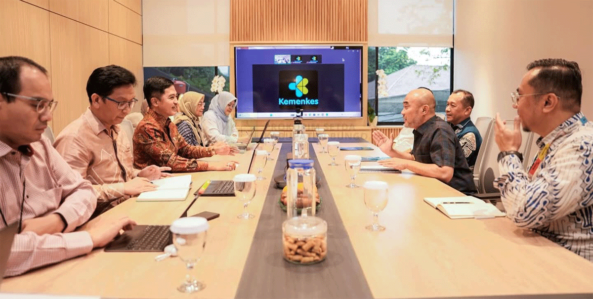 Bupati Dedy Putra temui Wakil Menteri Kesehatan Republik Indonesia, Dante Saksono Harbuwono di Kantor Kementerian Kesehatan RI, Jakarta, Rabu (20/8/2025).