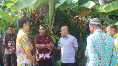 Bupati Bungo tinjau lokasi transit super depo. (bungokab.go.id)