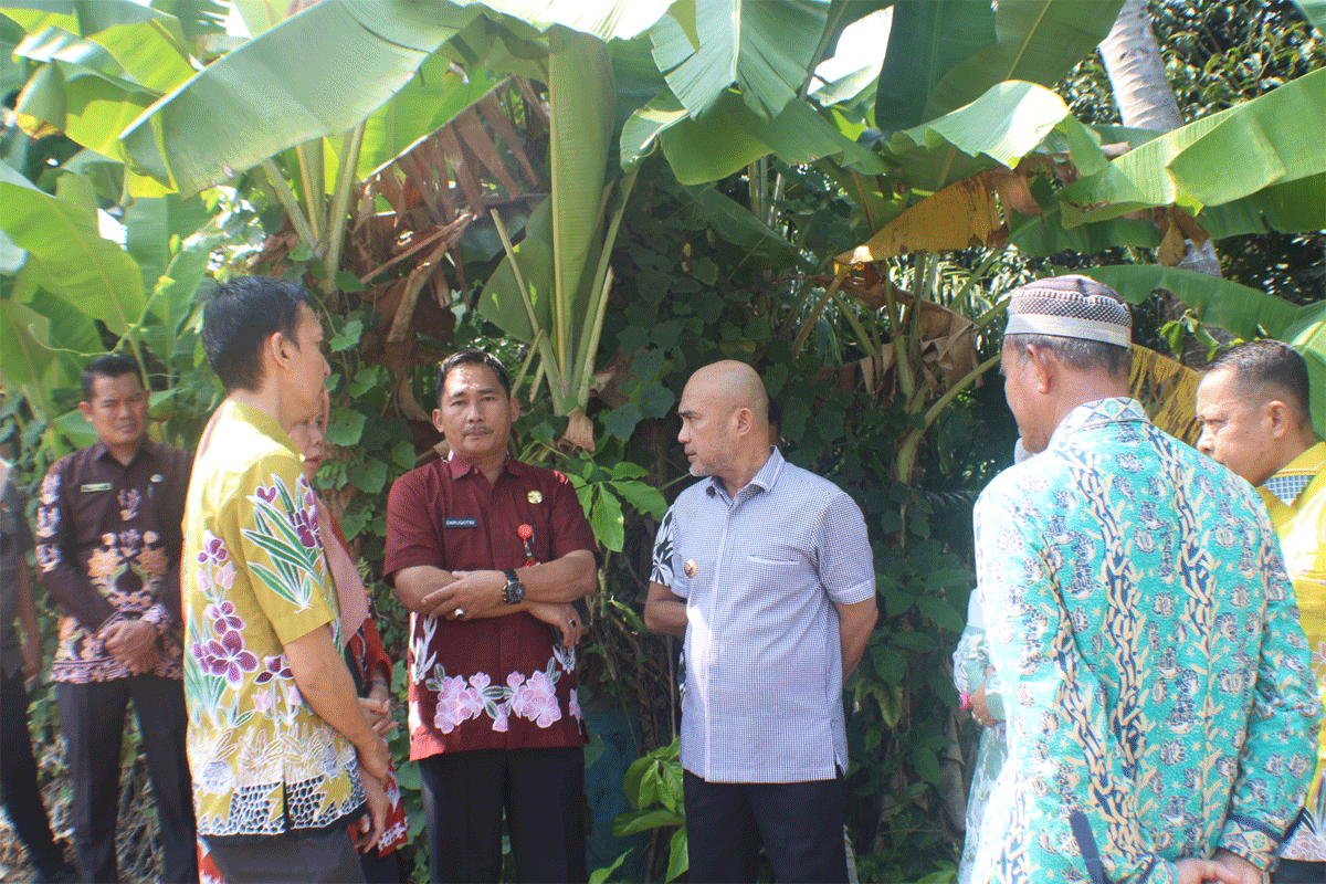 Bupati Bungo tinjau lokasi transit super depo. (bungokab.go.id)