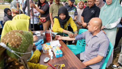Bupati Bungo jalani tyes kesehatan. (bungokab.go.id)