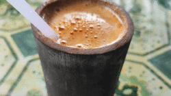 Minuman niro talua di Tanah Datar.