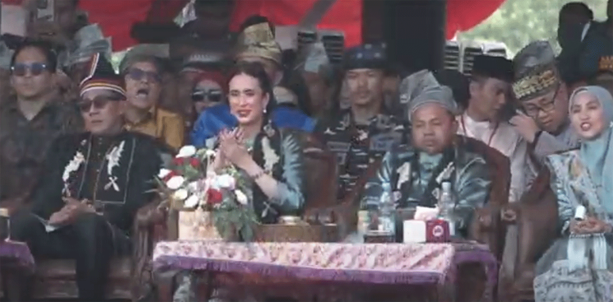 Pembukaan pacu jalur di Tepian Narosa. (tangkapan layar YouTube)