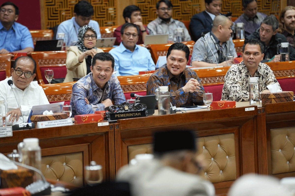 Rapat jajaran Kemenpora dan PSSI dengan anggota DPR. (pssi)