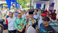 Gubernur berikan keterangan pers. (Biro Adpim)
