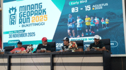 Pemerintah Provinsi Sumatera Barat secara resmi meluncurkan Minang Geopark Run (MGR) 2025 di auditorium gubernuran Padang, Minggu (3/8/2025).