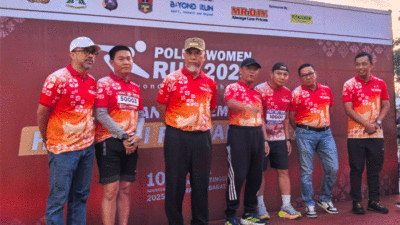 Gubernur Mahyeldi Ansharullah mengapresiasi gelaran Police Women Run (PWR) 2025 yang digelar Polda Sumbar dalam rangka memperingati Hari Jadi Polwan ke-77.