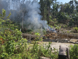 Polisi Indragiri Hulu Gerebek Tambang Emas Ilegal di Sungai Indragiri