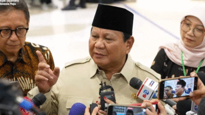 Presiden Prabowo berikan keterangan pers. (Dokumentasi Sekretariat Presiden)