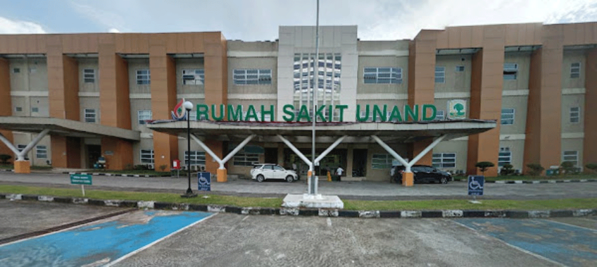 Rumah Sakit Universitas Andalas di LImau Manis, Padang.