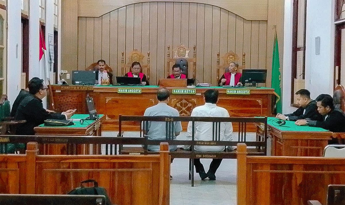 Sidang di Pengadilan Negeri Medan