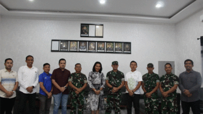 Komandan Kodim 0204/DS Kunjungi Kejari, Mari Bersama Menjaga Serdang Bedagai