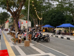 Tempat Nongkrong Baru, Taman Labuai City Walk Diserbu Warga Pekanbaru
