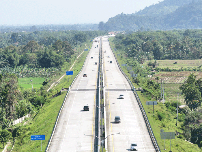 Ruas Tol Padang-Sicincin. (dok hutama karya)