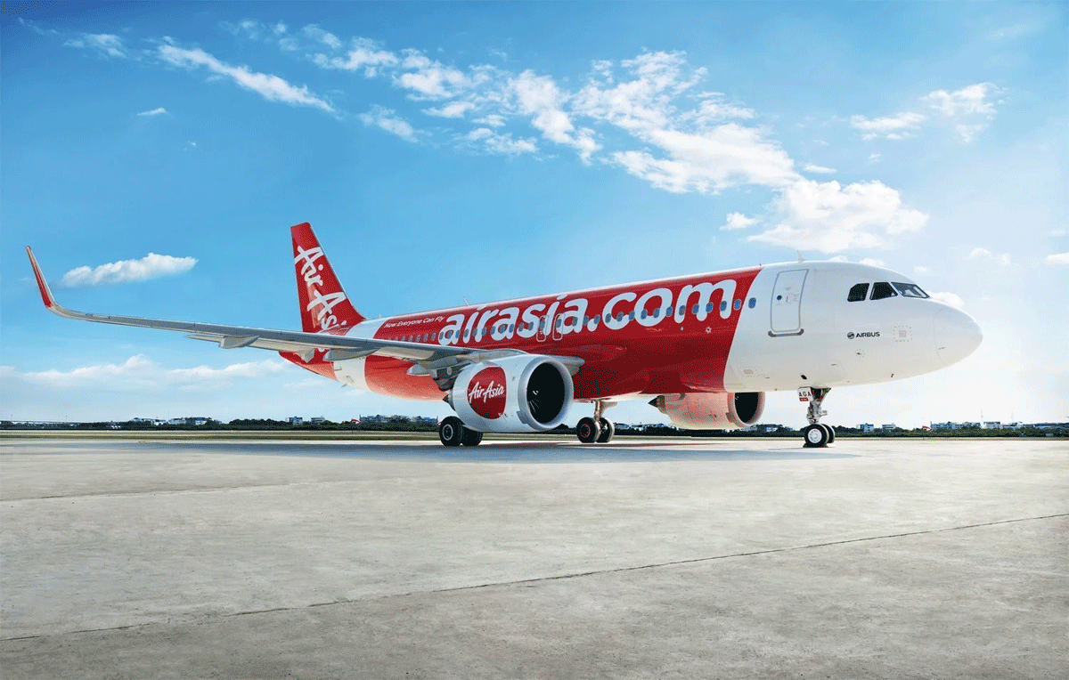Pesawat AirAsia.
