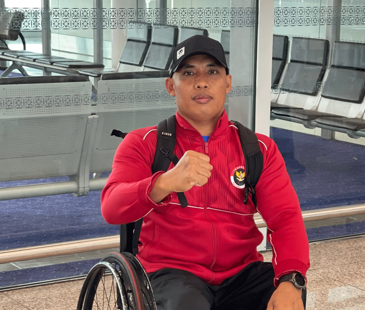 Riadi, atlet Serdang Bedagai yang bertanding di India.