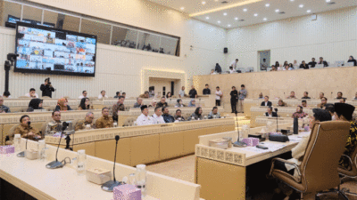 Menteri Agraria dan Tata Ruang/Kepala Badan Pertanahan Nasional (ATR/BPN), Nusron Wahid menyampaikan progres pendaftaran tanah dalam Rapat Dengar Pendapat (RDP) bersama Komisi II DPR-RI di Jakarta, Senin (8/9/2025).