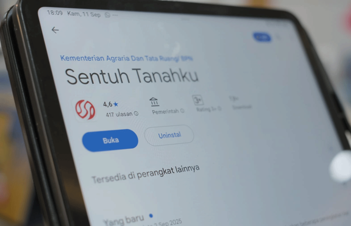 Aplikasi yang bisa diunduh di Playstore dan Appstore.