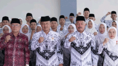 Wakil Bupati Kerinci Dilantik Jadi Ketua PGRI Kabupaten Kerinci