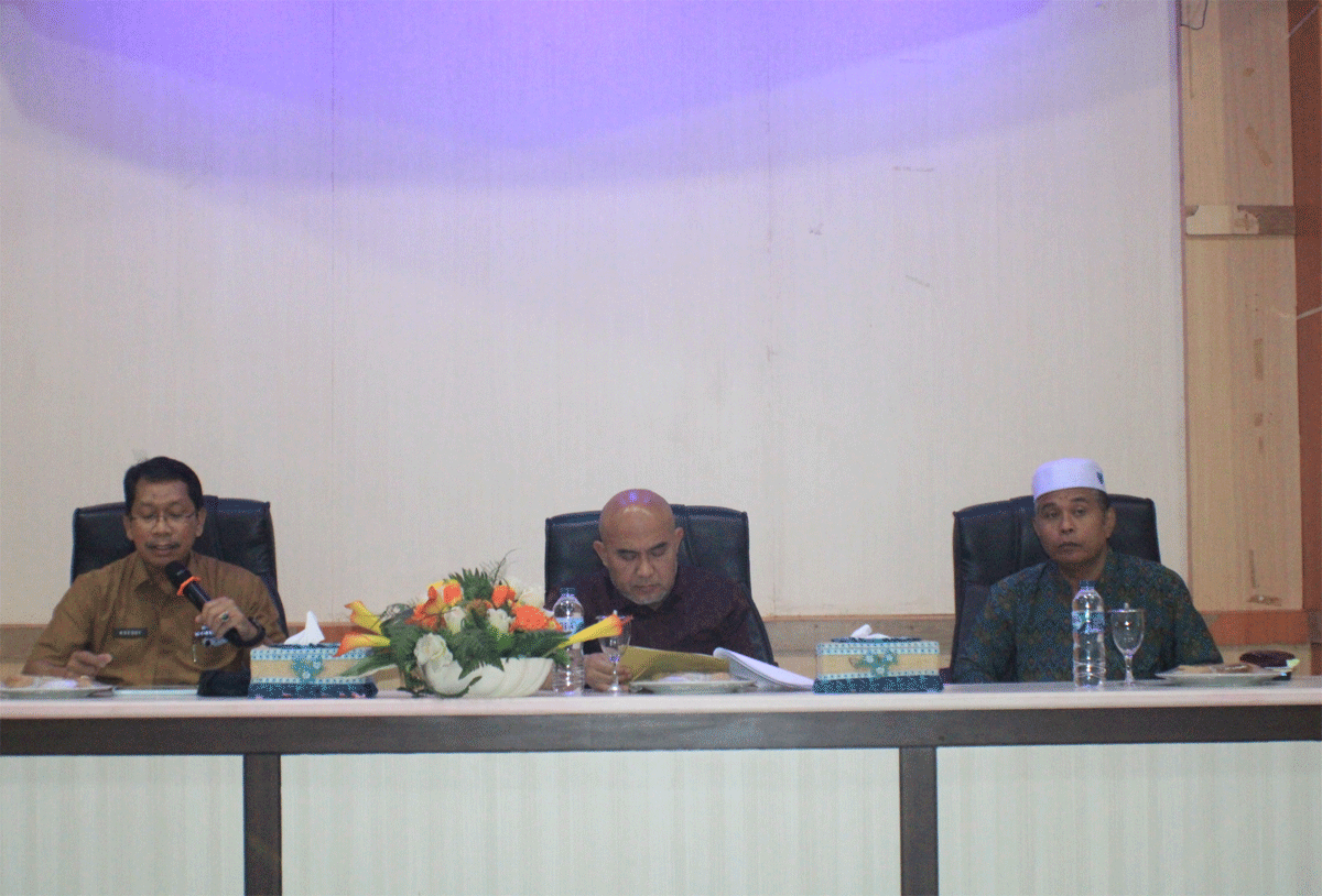 Pemerintah kabupaten menggelar rapat koordinasi (rakor) sinkronisasi program pembangunan bersama pondok pesantren se-Kabupaten Bungo, Selasa (2/8/2025) di aula Bappeda setempat.