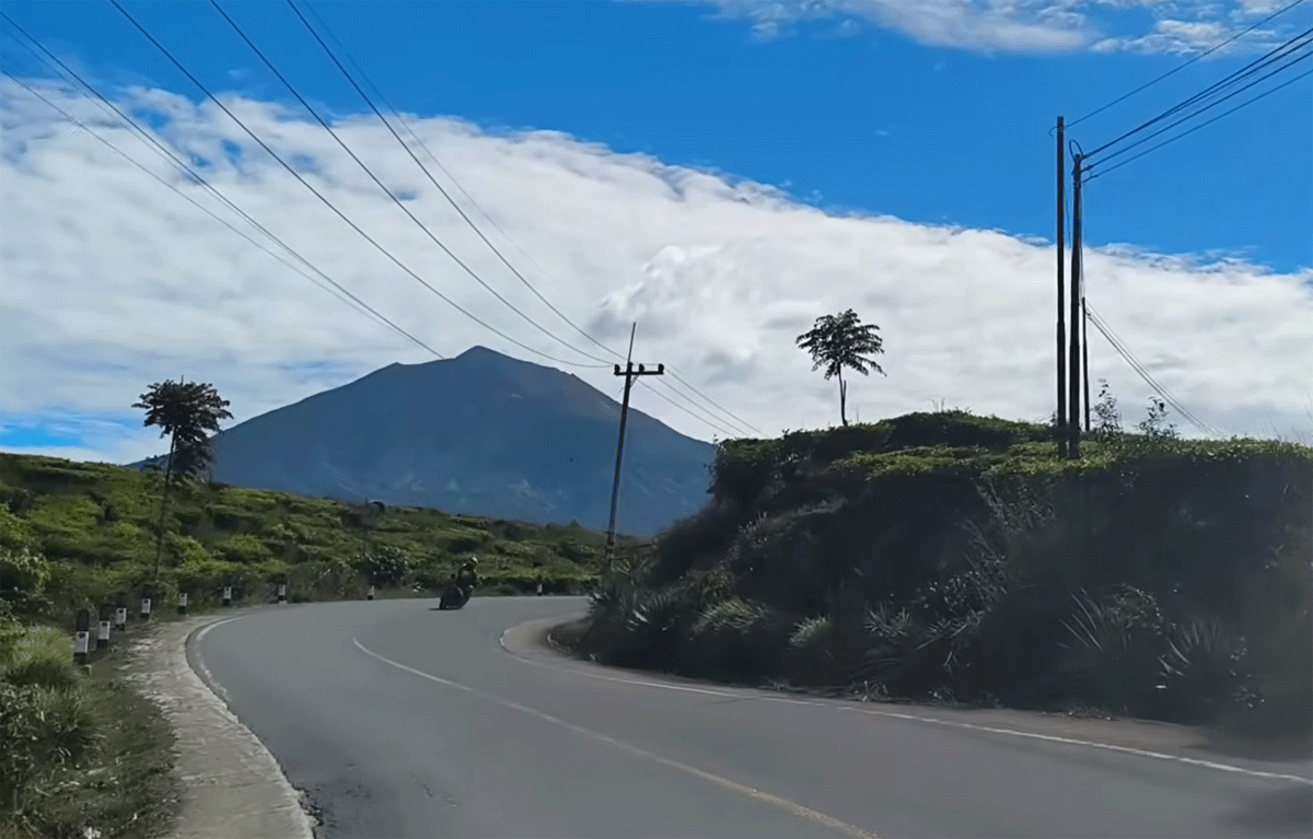 Indahnya alam Kerinci dan juga menjadi daerah penghasil kopi.