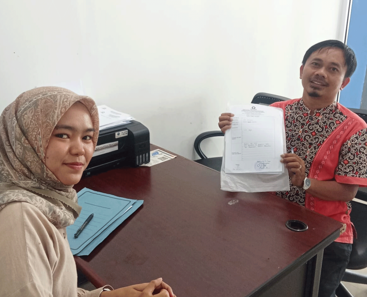 Forum Masyarakat Sumbar Cinta KPID membuat laporan ke Ombudsman Perwakilan Sumbar