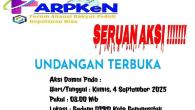 Selebaran yang mengajak untuk aksi damai yang beredar di media sosial.