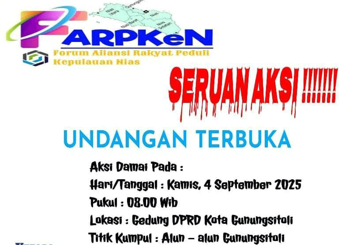 Selebaran yang mengajak untuk aksi damai yang beredar di media sosial.