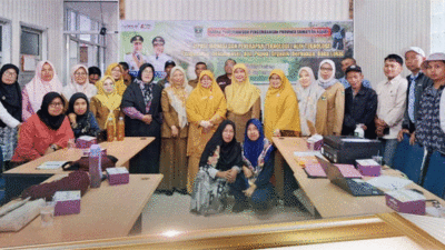 Peserta pelatihan foto bersama. (Kominfo)