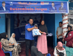 Terima Kasih Arisal Aziz, PAN Bagikan 3,5 Ton Beras ke Masyarakat Padang Panjang