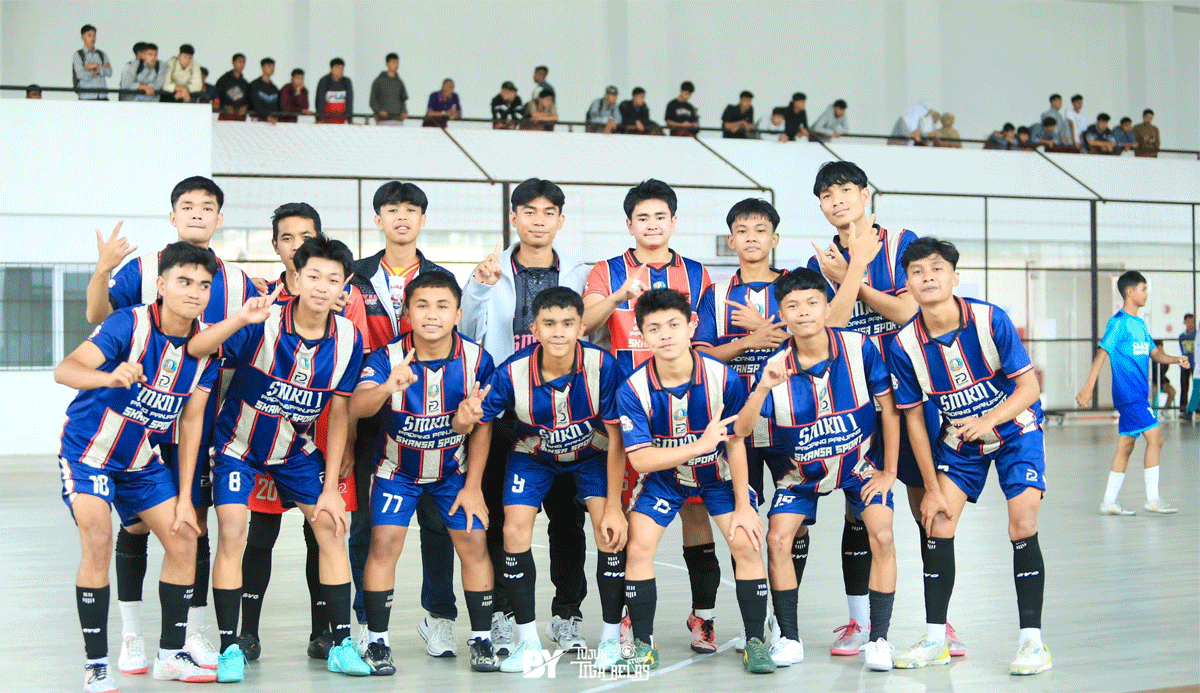 Udara di Stadion Meriah, SMKN 1 Padang Panjang Raih Gelar Juara Futsal Provinsi