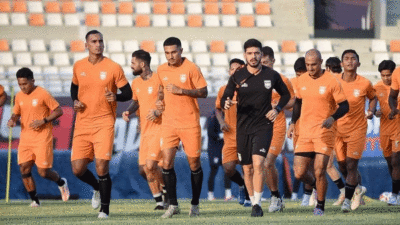 Pemain Borneo FC saat Latihan sebagai persiapan hadapi pertandingan. (ileague.id)