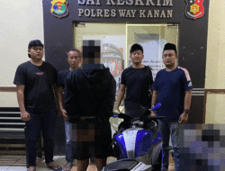 Polres Way Kanan Amankan Terduga Pelaku Penipuan dan Penggelapan Sepeda Motor, Modusnya Pura-pura Mau Membeli