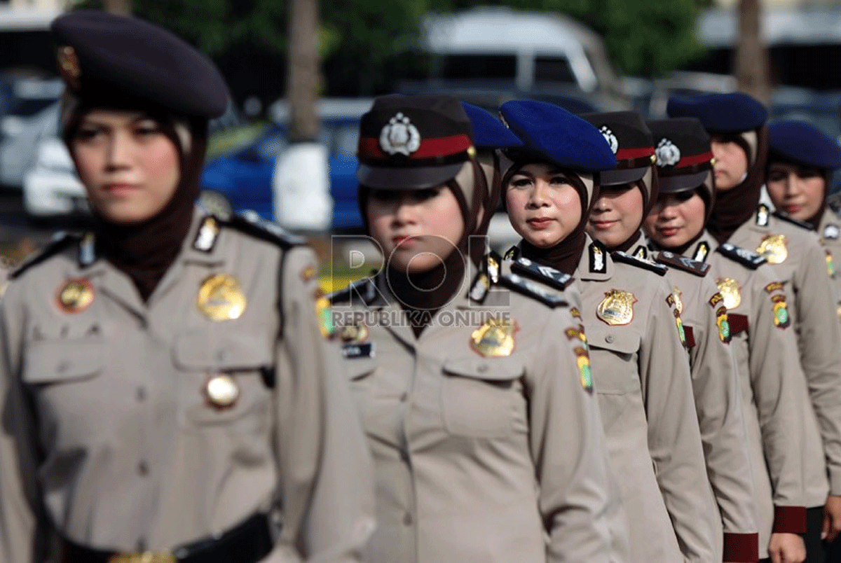 Polisi wanita. (republika.co..id)