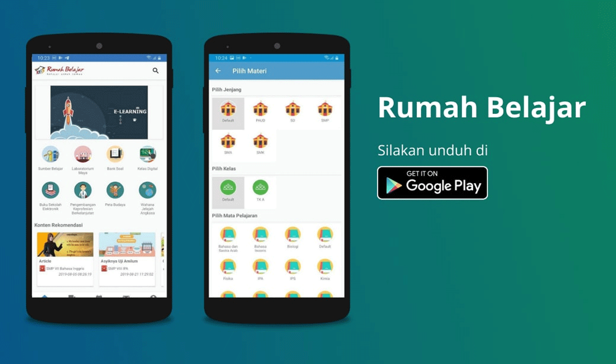 Hai Guys, Coba Gunakan 9 Aplikasi Belajar Online, Dijamin Kamu Akan Tambah Pintar 1 Rumah Belajar (kemendikbud.go.id)