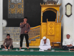 Kapolsek Rebang Tangkas Berikan Imbauan Kamtibmas di Ponpes Bahrul Ulum