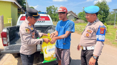 Polsek Blambangan Umpu Sukseskan Gerakan Pangan Murah untuk Masyarakat