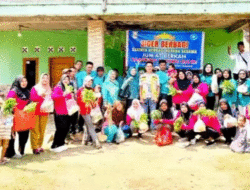 Pemerintah Kampung Gedung Batin Gotong Royong Bersihkan Lingkungan, Kader PKK dan Posyandu Dapat Hadiah Sayuran