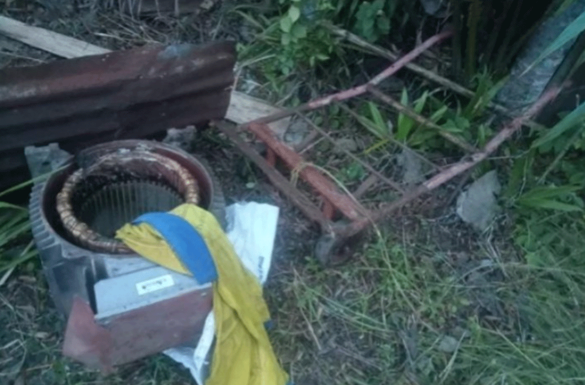 Barang bukti yang diamankan polisi