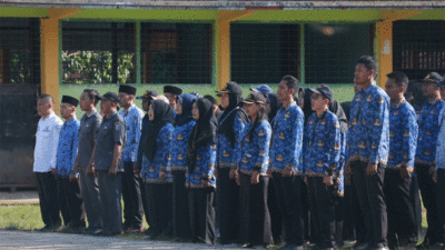 Pemerintah Kecamatan Negeri Agung Adakan Upacara Peringatan Hari Kesaktian Pancasila