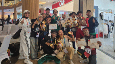 Atlet yang meraih prestasi asal Medan.