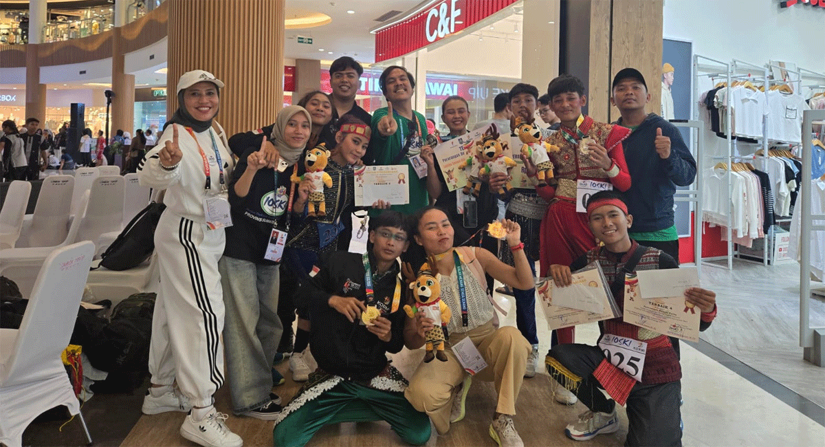 Atlet yang meraih prestasi asal Medan.