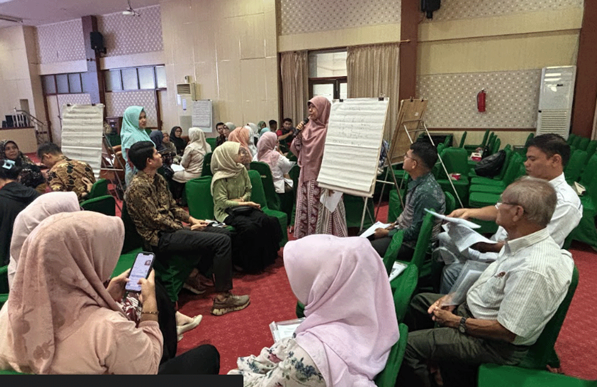 Peserta antusias ikuti materi yang diberikan narasumber.